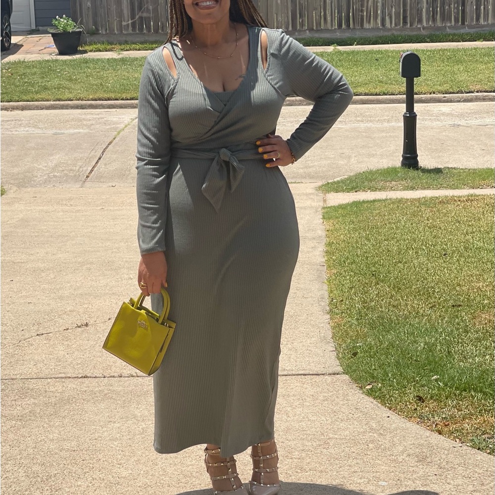 Elegant Wrap Dress